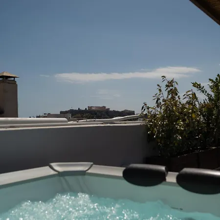 Private Rooftop - Acropolis View - Jacuzzi - Metro Athens Exterior photo